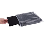 Disposable Black Plastic Apron 100Pcs